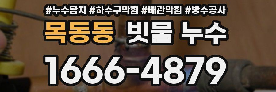 목동동 빗물 누수
