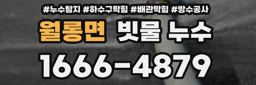 월롱면 빗물 누수