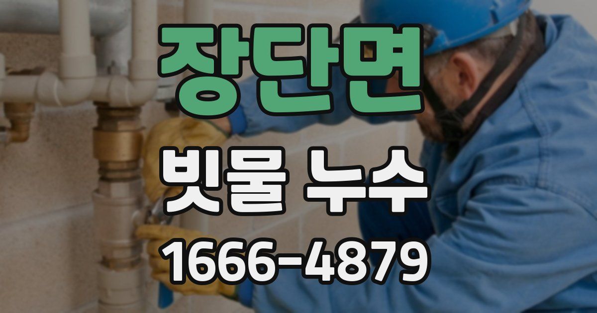 장단면 빗물 누수
