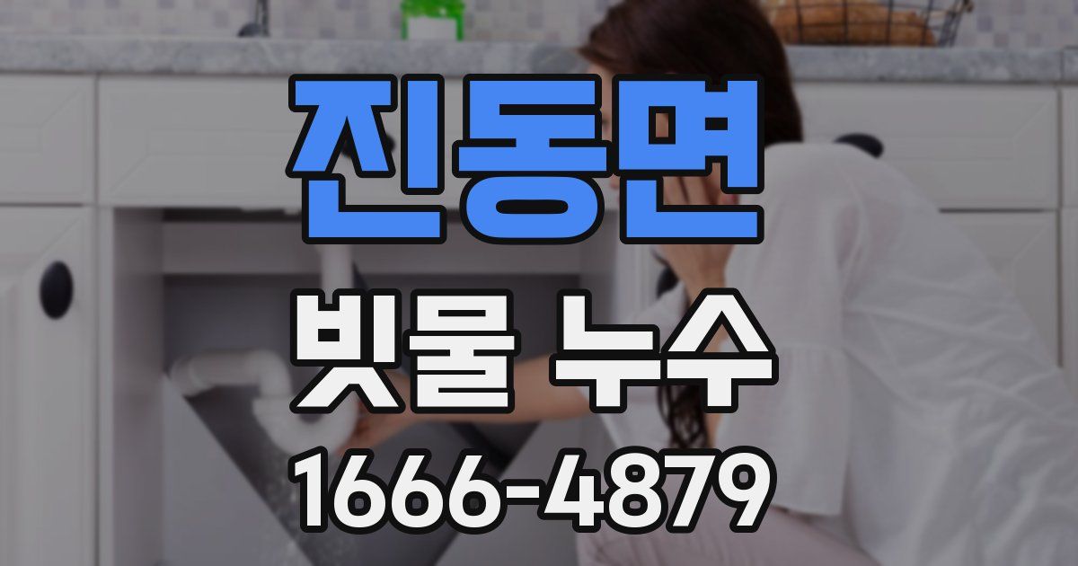 진동면 빗물 누수