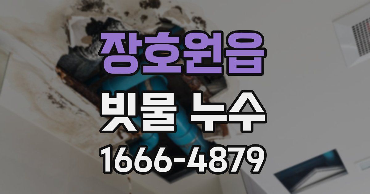 장호원읍 빗물 누수