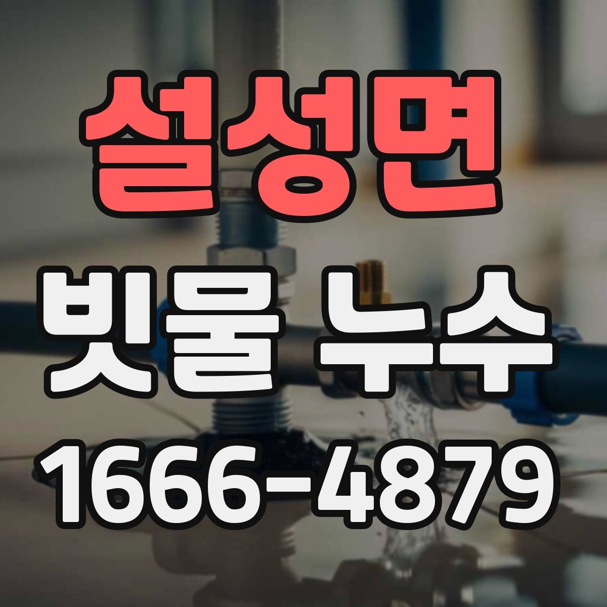 설성면 빗물 누수