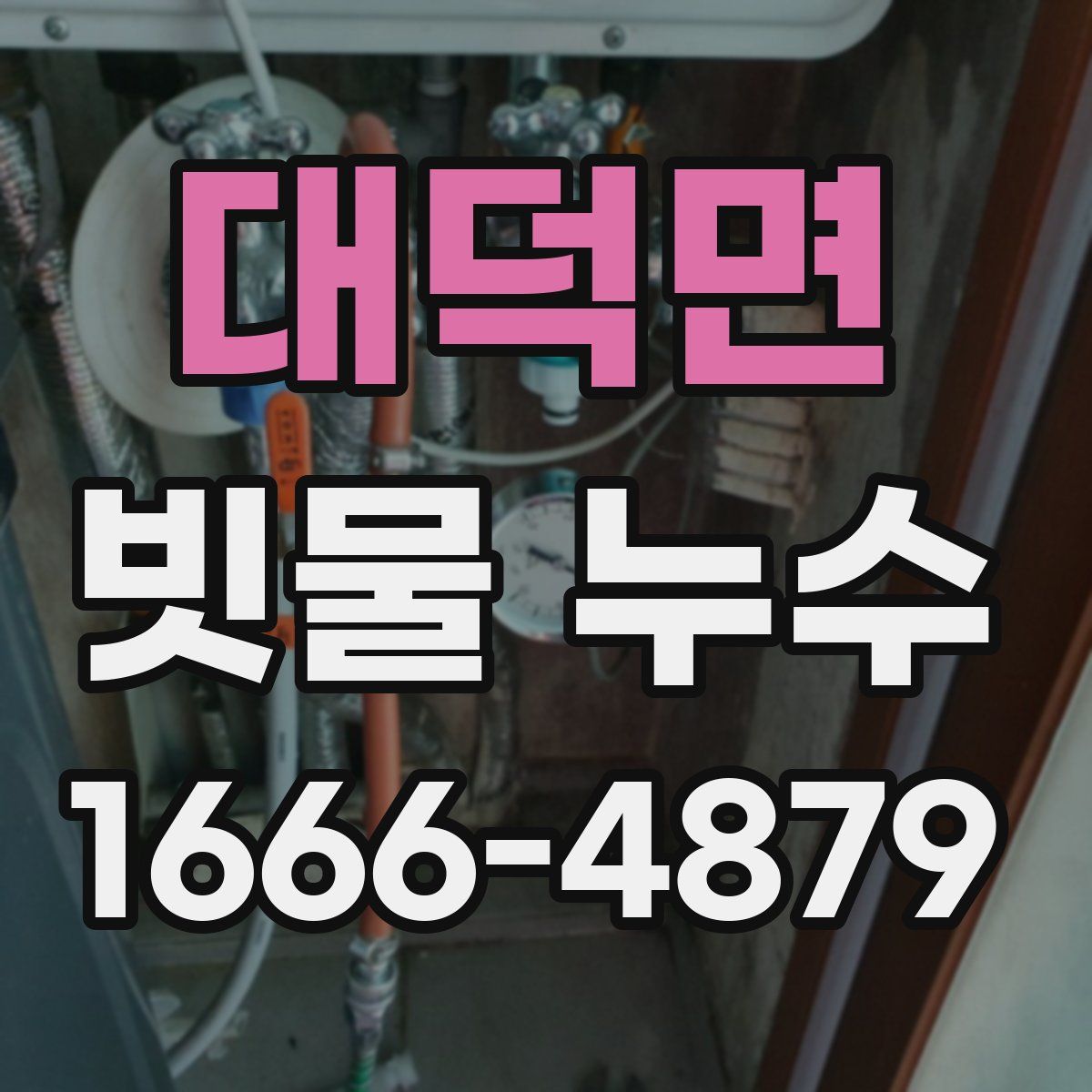 대덕면 빗물 누수