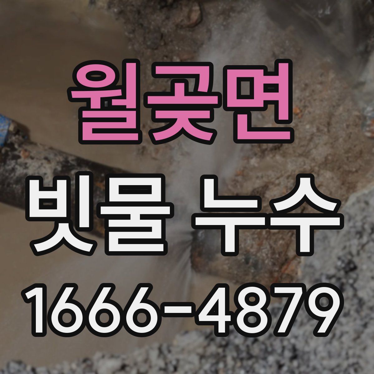 월곶면 빗물 누수
