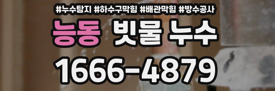 능동 빗물 누수
