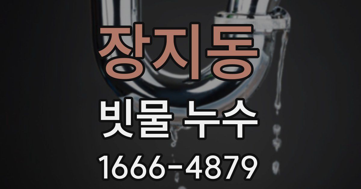 장지동 빗물 누수