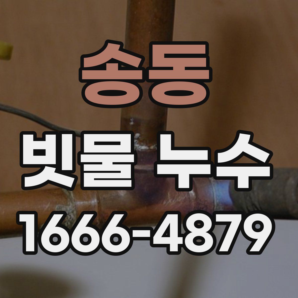 송동 빗물 누수