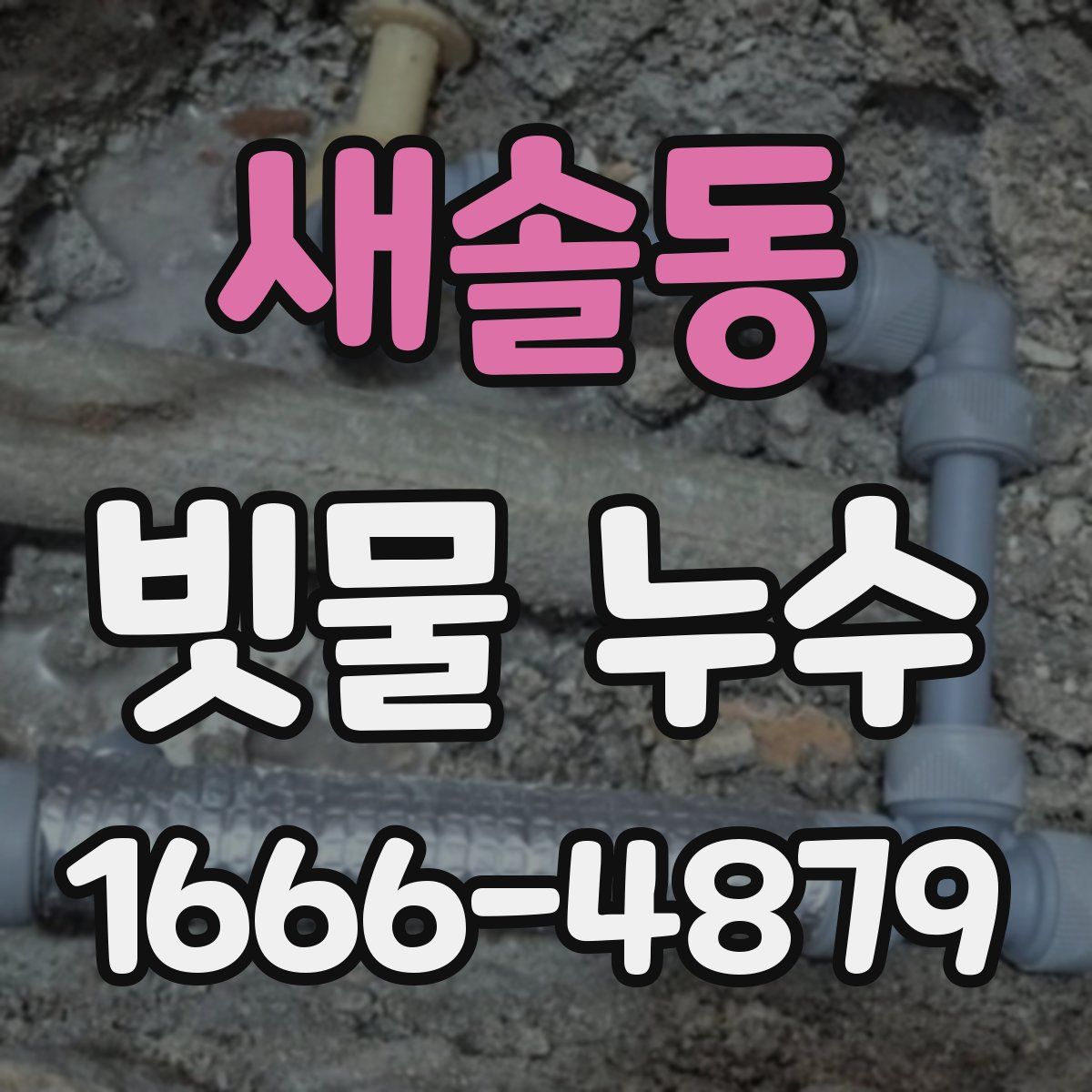새솔동 빗물 누수
