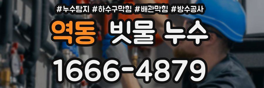 역동 빗물 누수