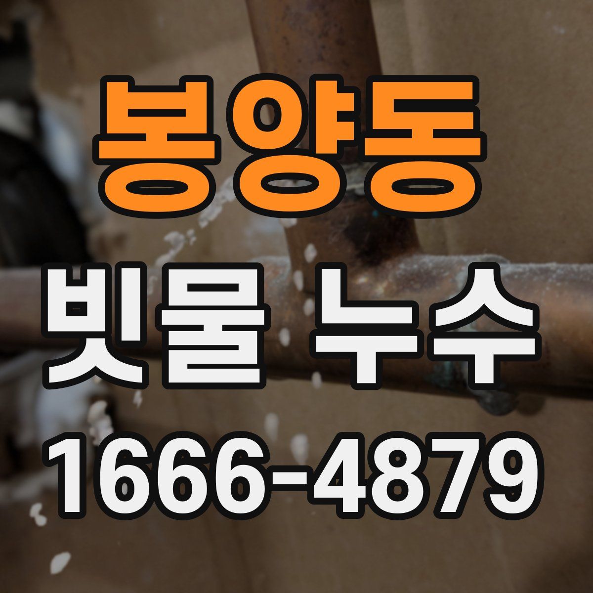 봉양동 빗물 누수
