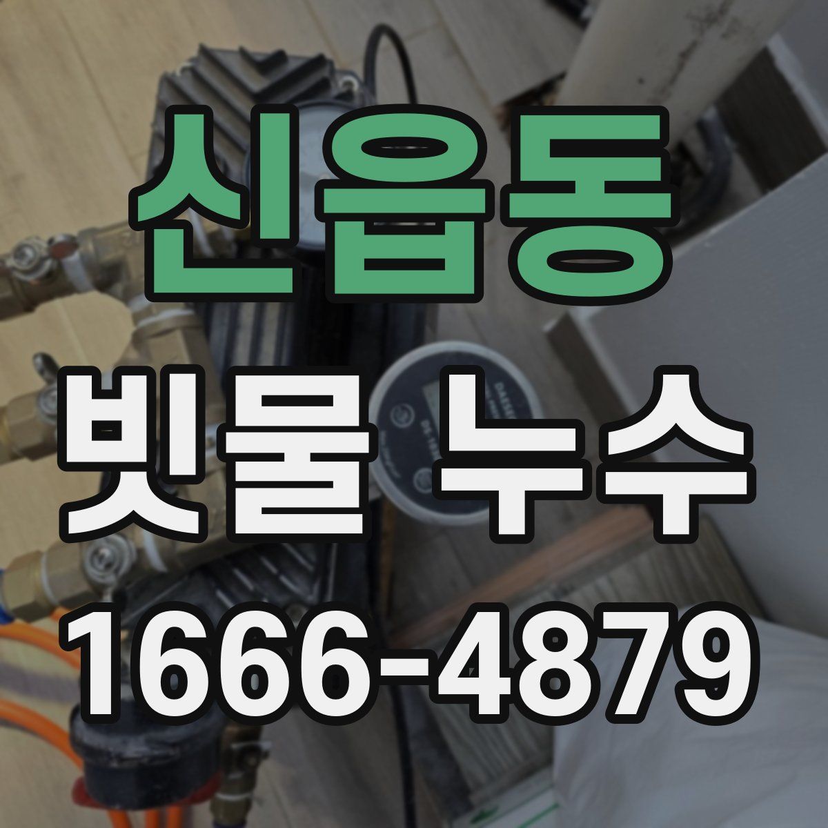 신읍동 빗물 누수
