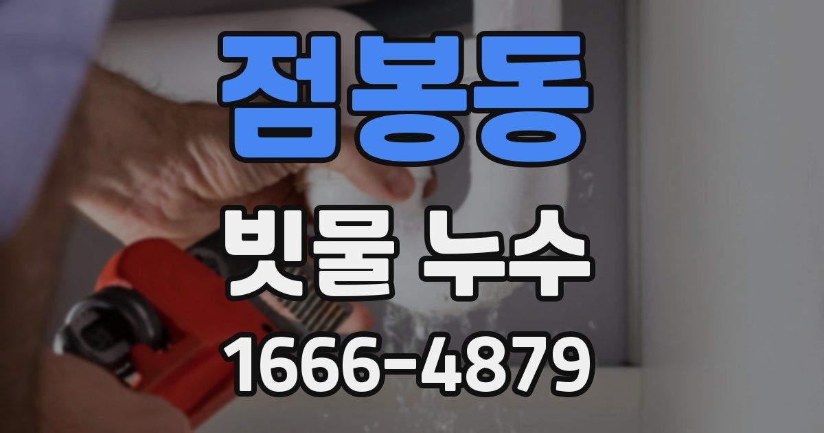 점봉동 빗물 누수