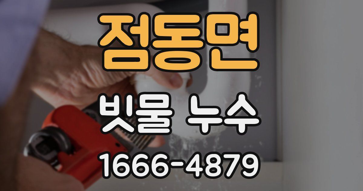 점동면 빗물 누수