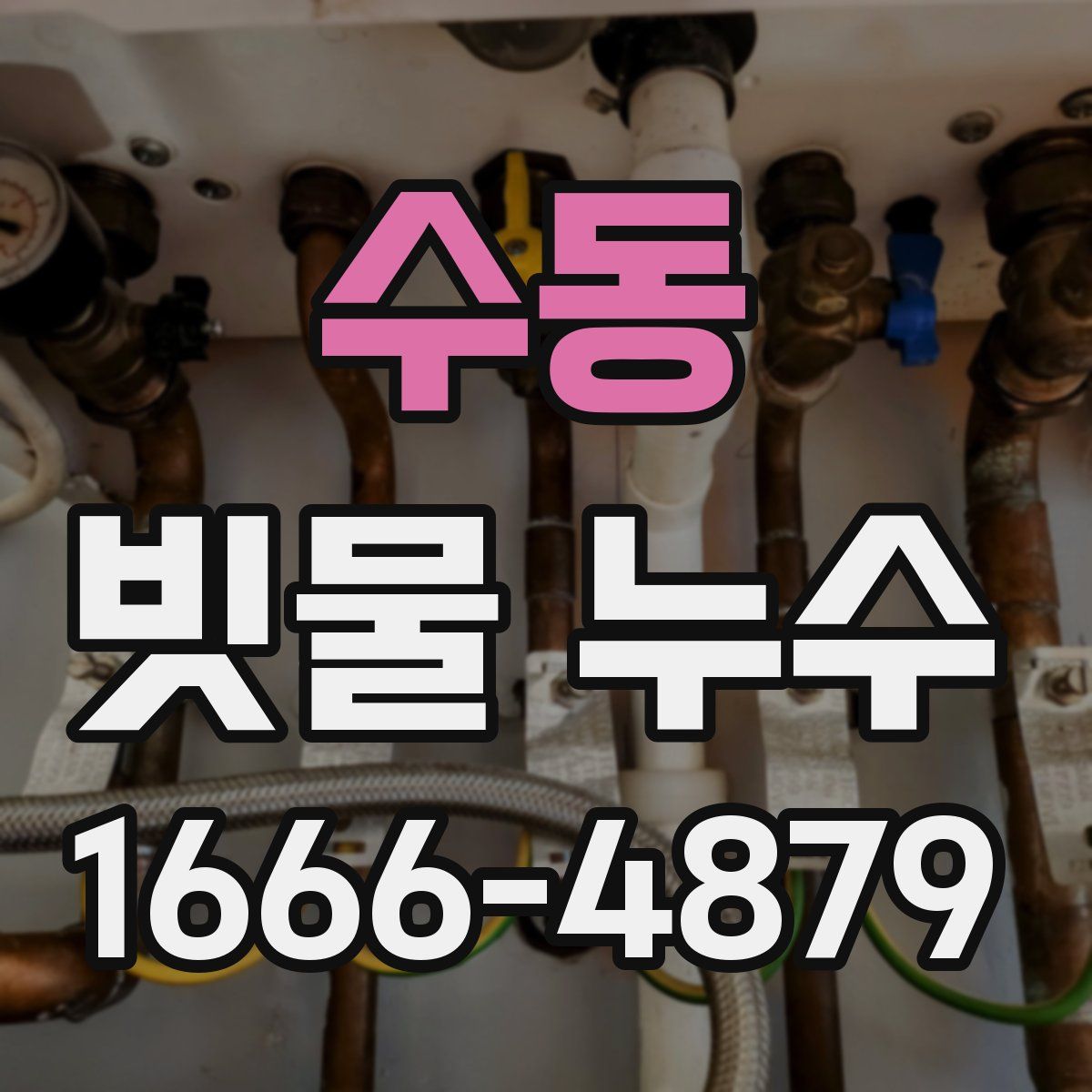 수동 빗물 누수