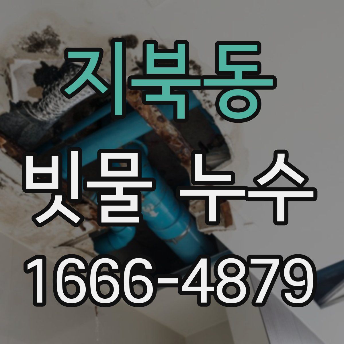 지북동 빗물 누수
