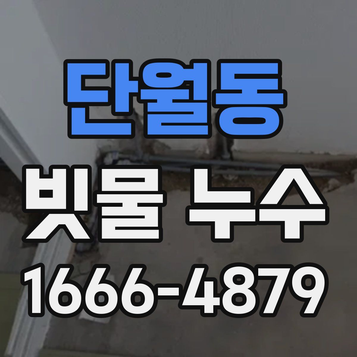 단월동 빗물 누수