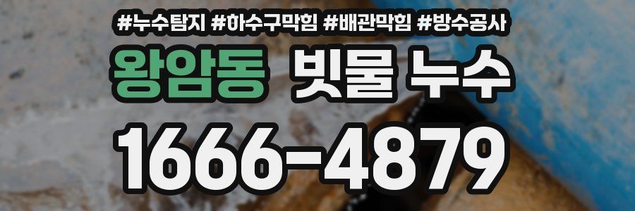 왕암동 빗물 누수