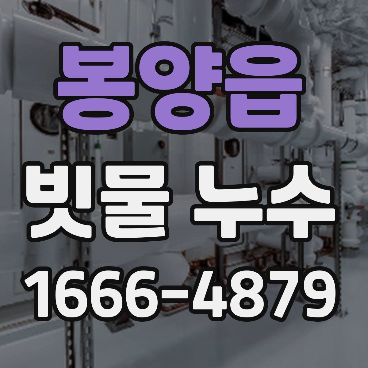 봉양읍 빗물 누수