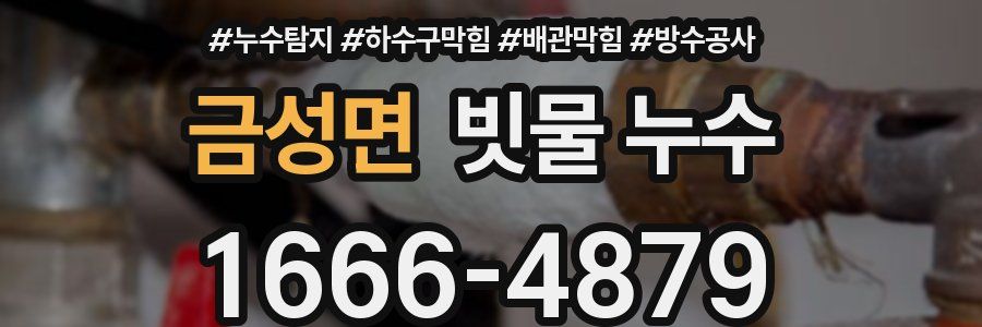 금성면 빗물 누수