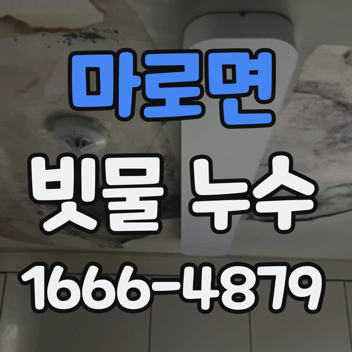 마로면 빗물 누수
