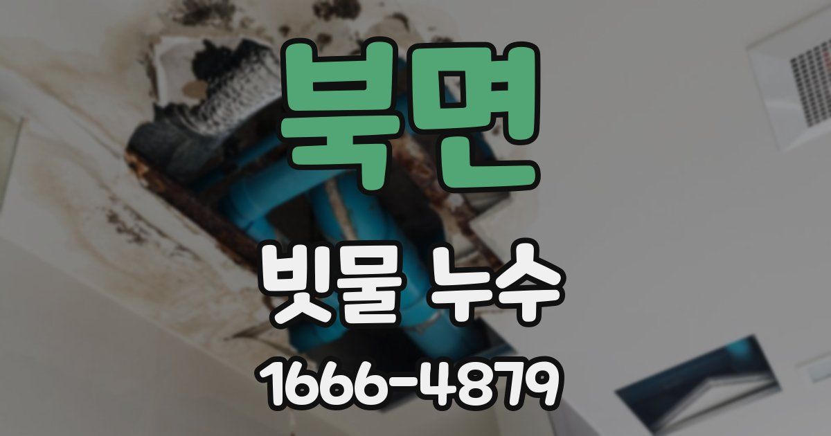 북면 빗물 누수