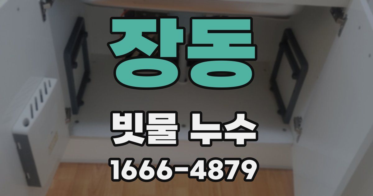 장동 빗물 누수