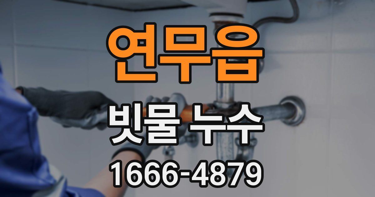 연무읍 빗물 누수