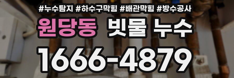 원당동 빗물 누수