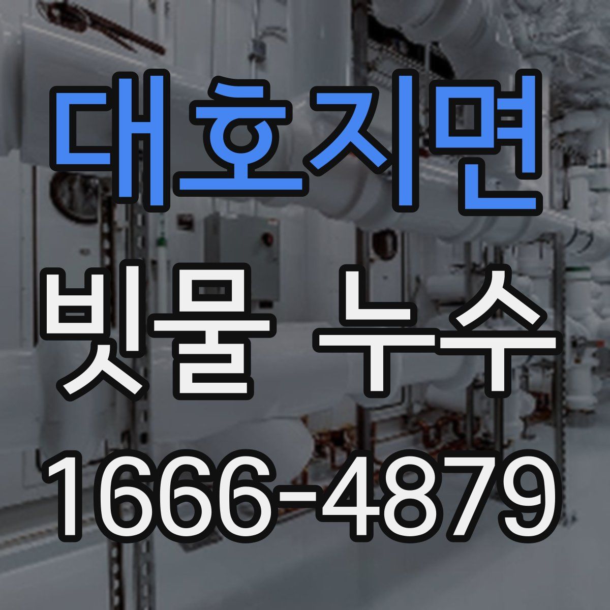 대호지면 빗물 누수