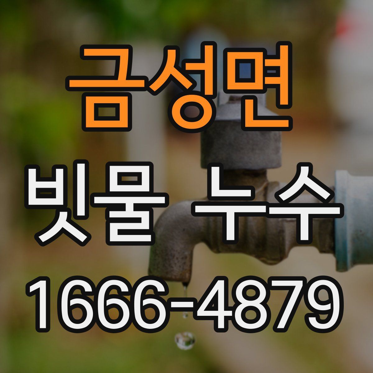 금성면 빗물 누수