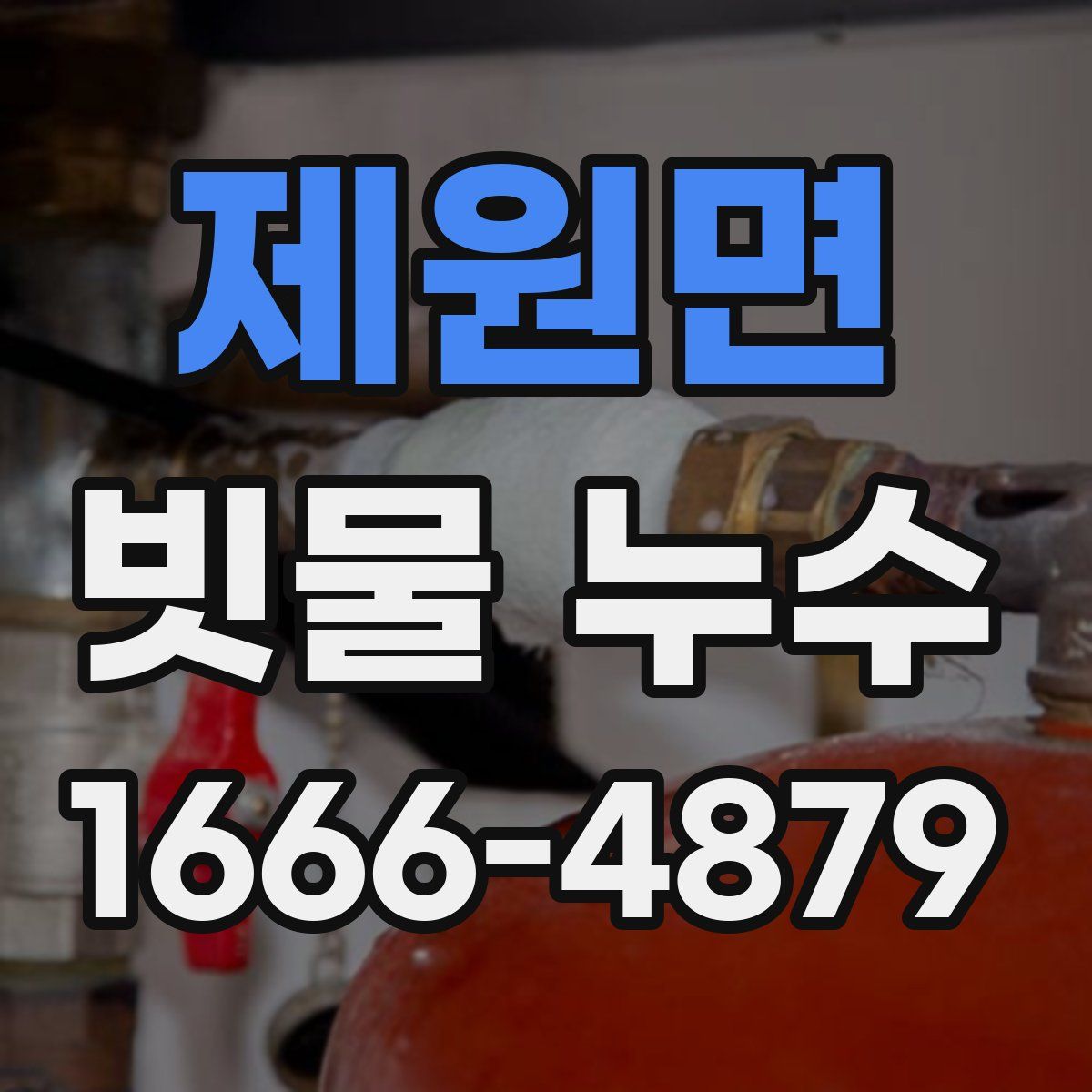 제원면 빗물 누수