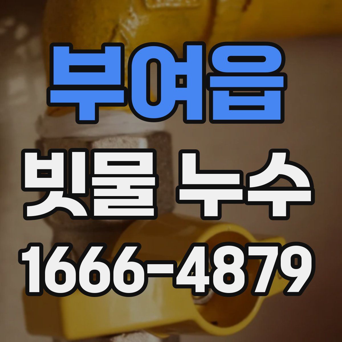 부여읍 빗물 누수