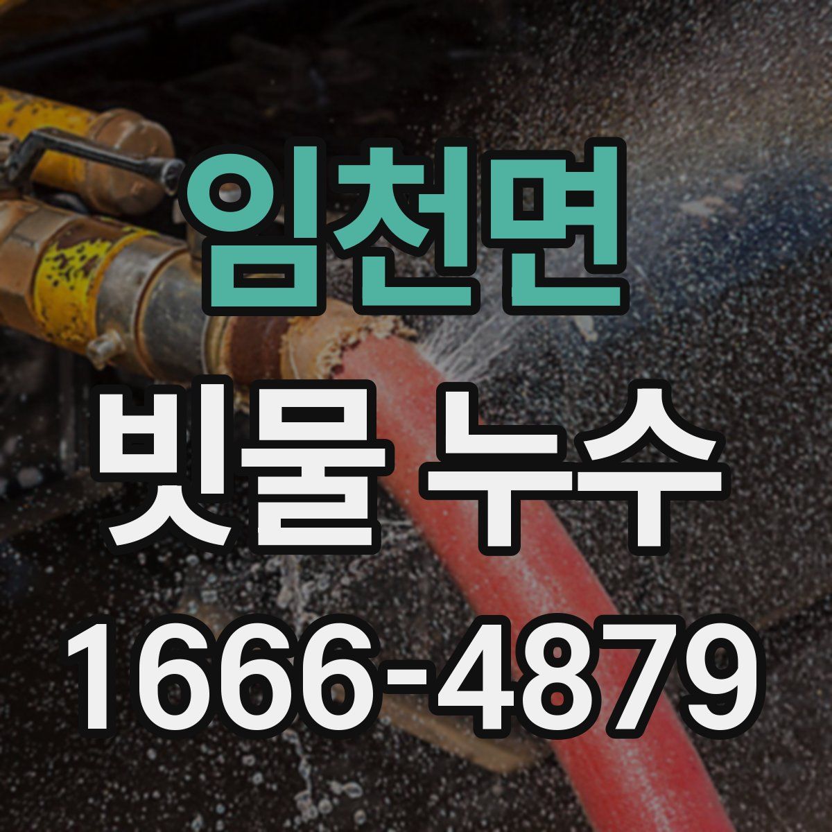 임천면 빗물 누수