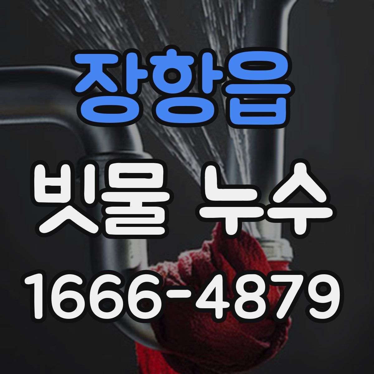 장항읍 빗물 누수