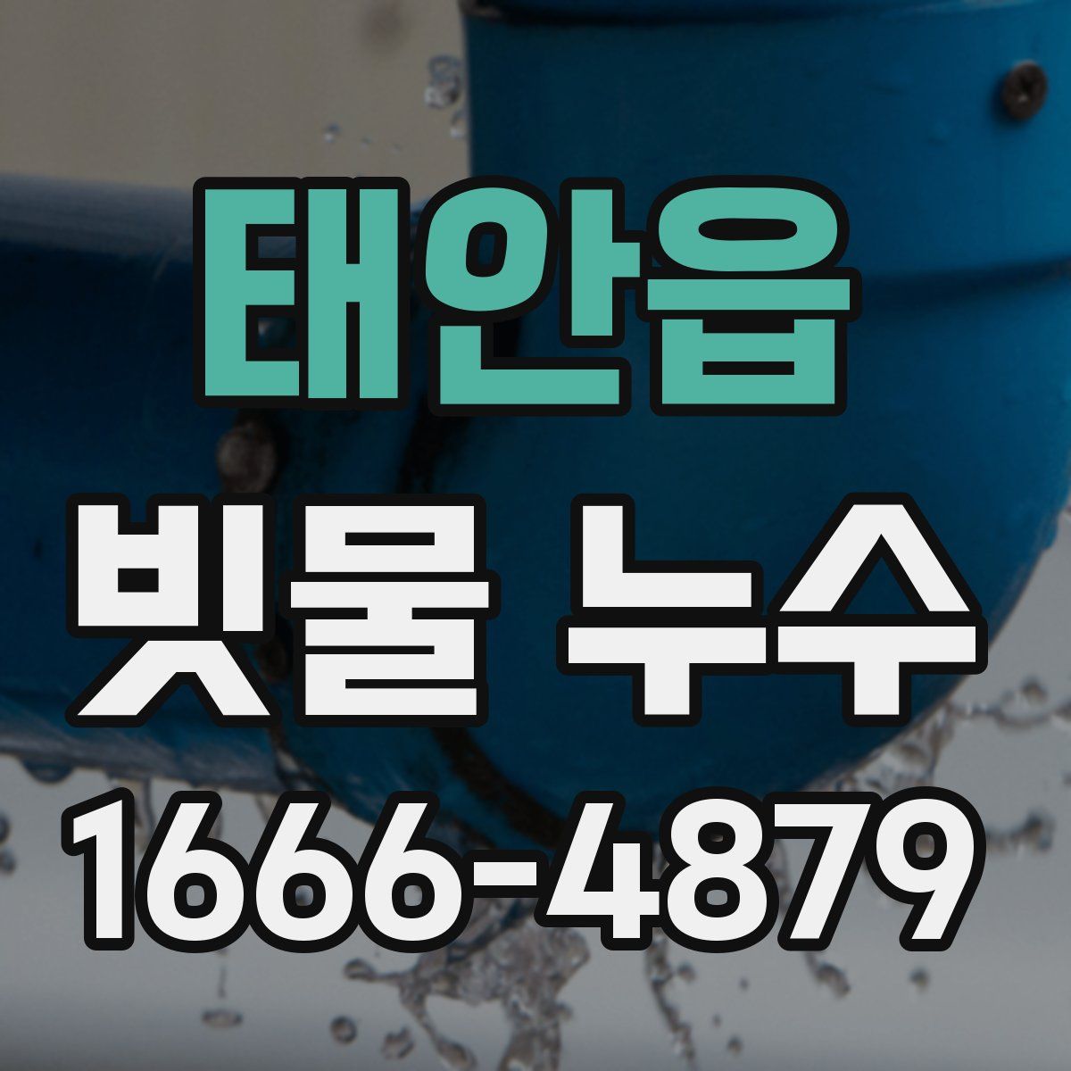태안읍 빗물 누수