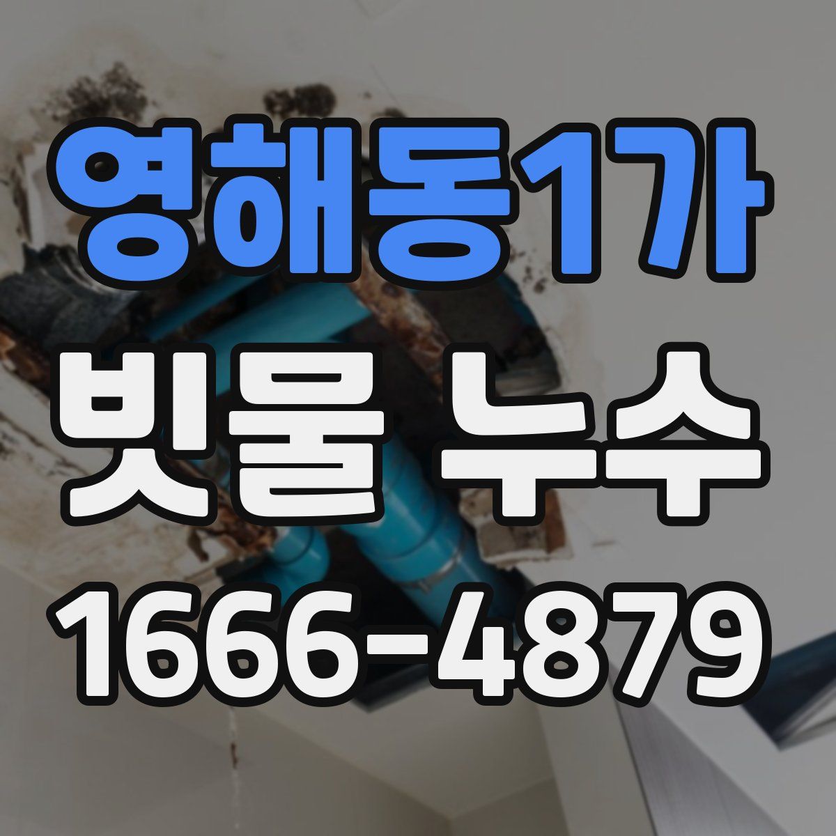 영해동1가 빗물 누수