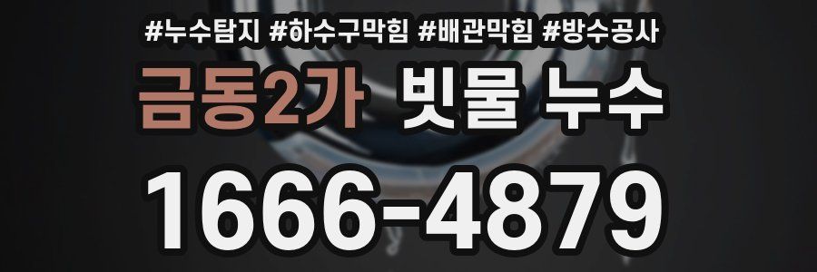 금동2가 빗물 누수