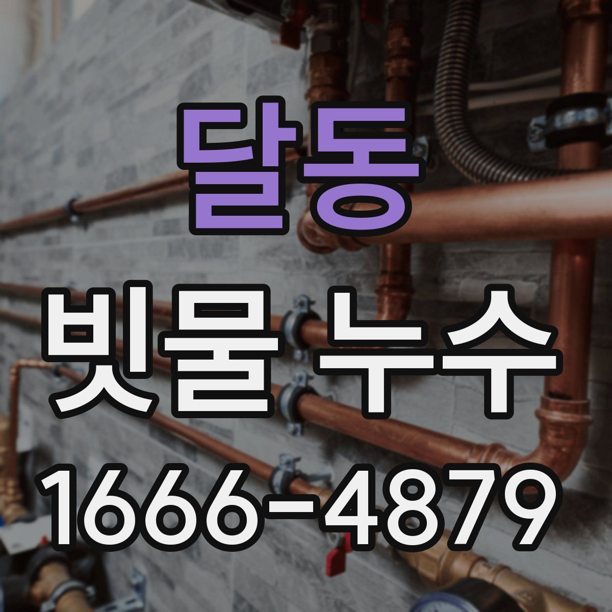 달동 빗물 누수
