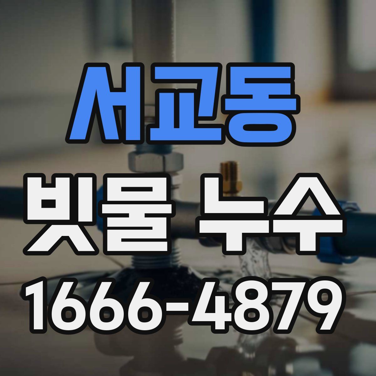 서교동 빗물 누수