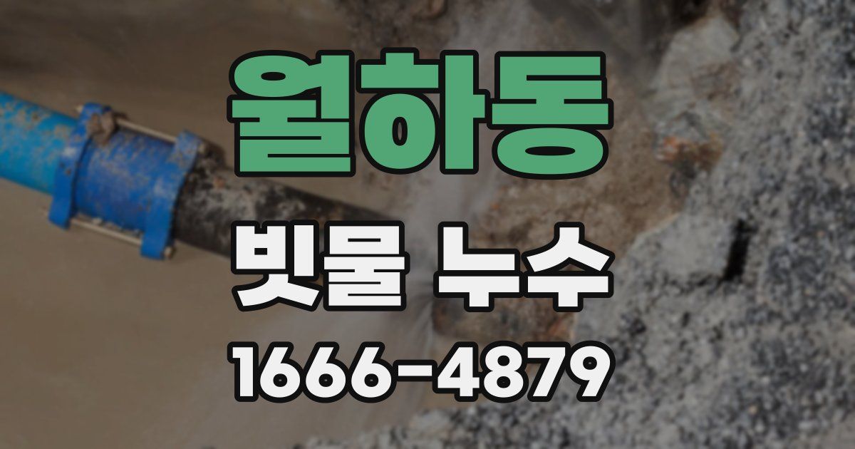월하동 빗물 누수
