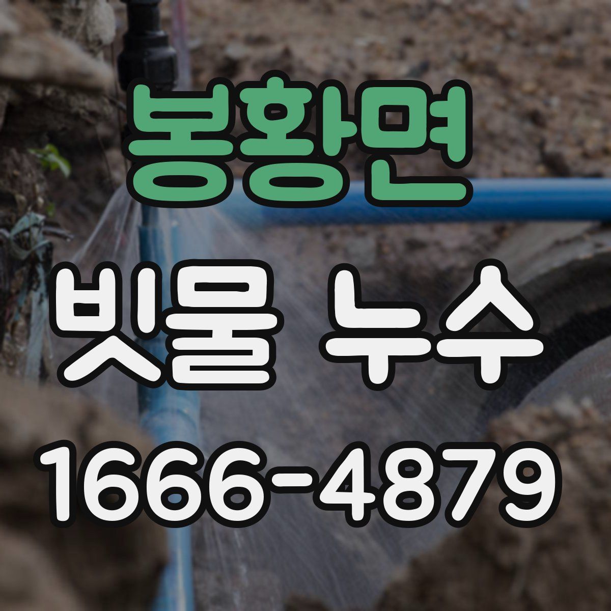 봉황면 빗물 누수