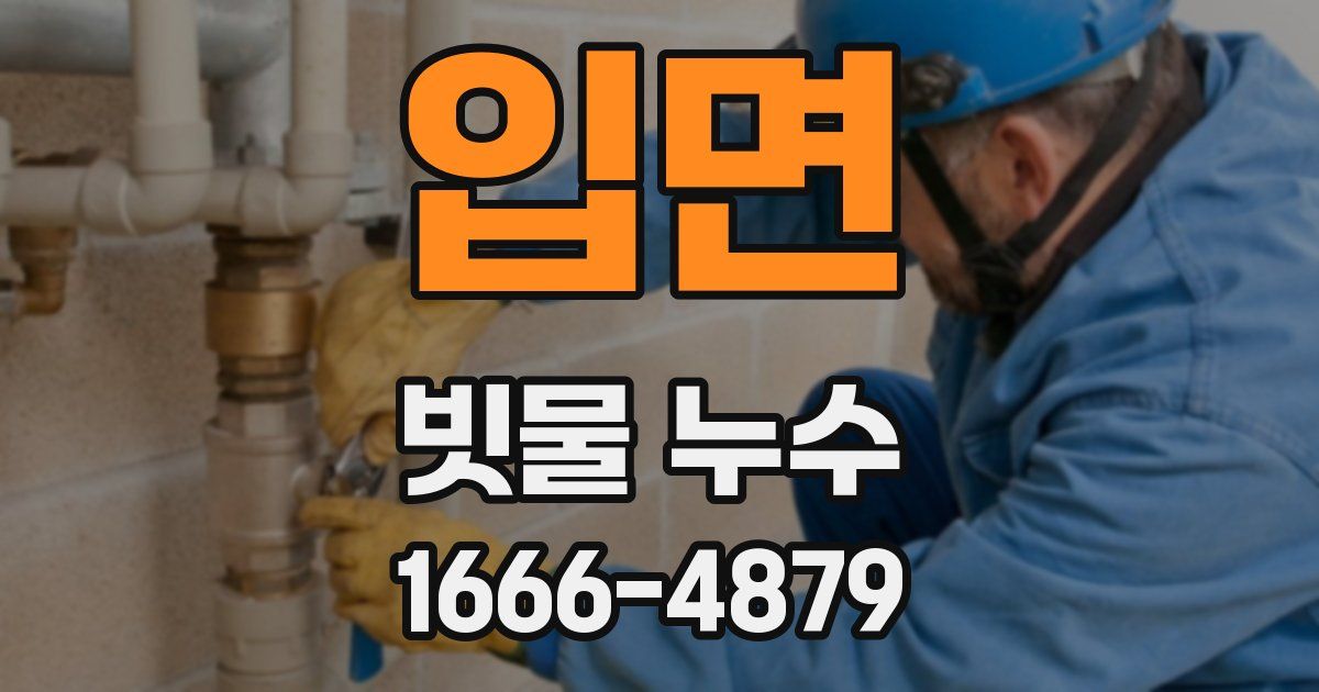 입면 빗물 누수