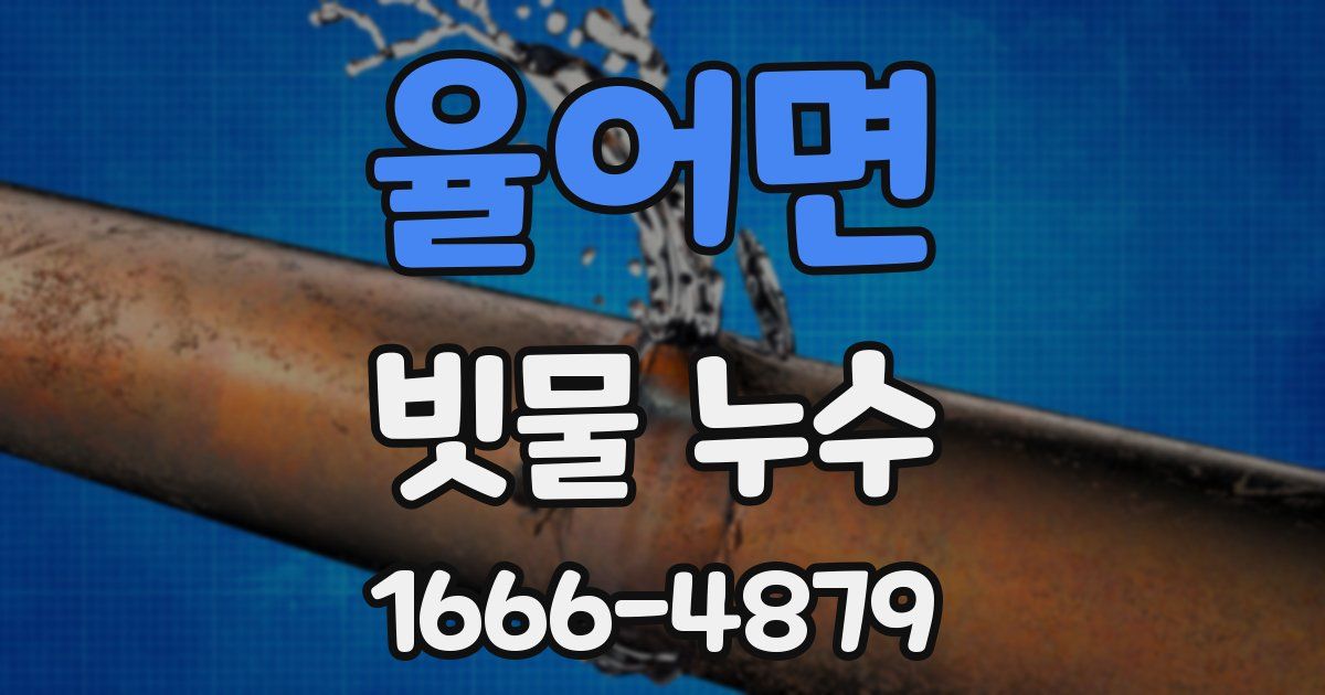 율어면 빗물 누수