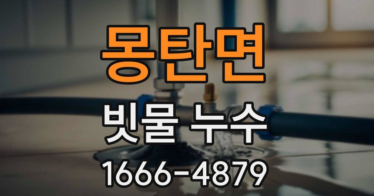 몽탄면 빗물 누수