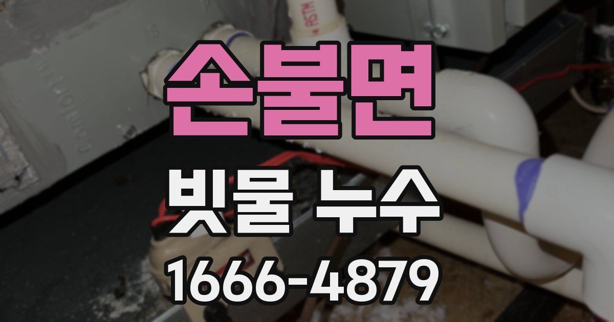 손불면 빗물 누수