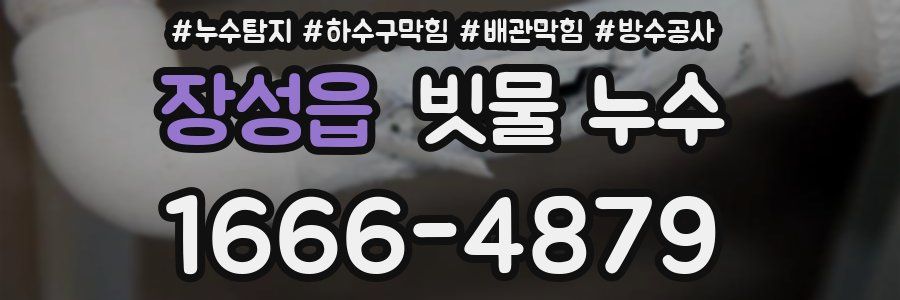 장성읍 빗물 누수