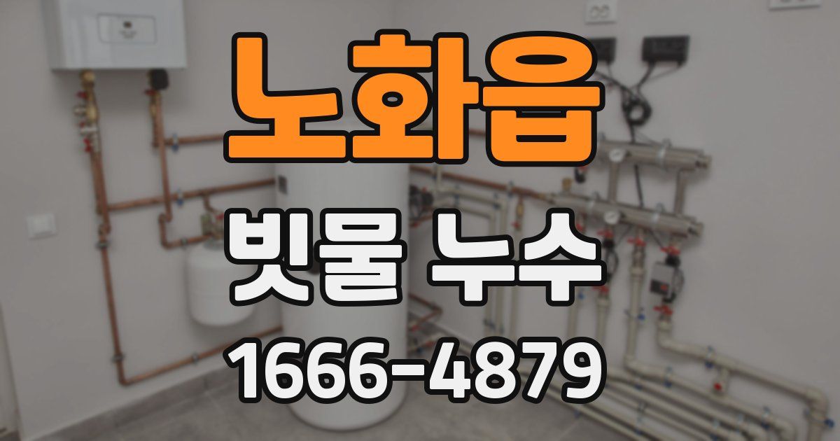 노화읍 빗물 누수
