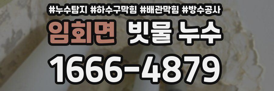 임회면 빗물 누수