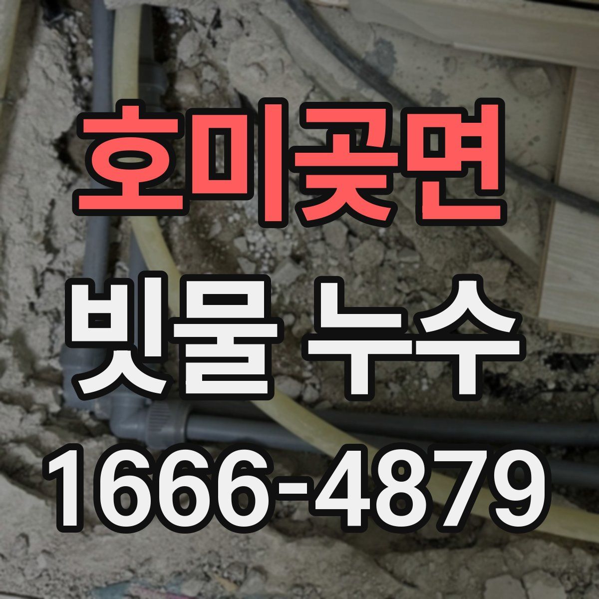 호미곶면 빗물 누수