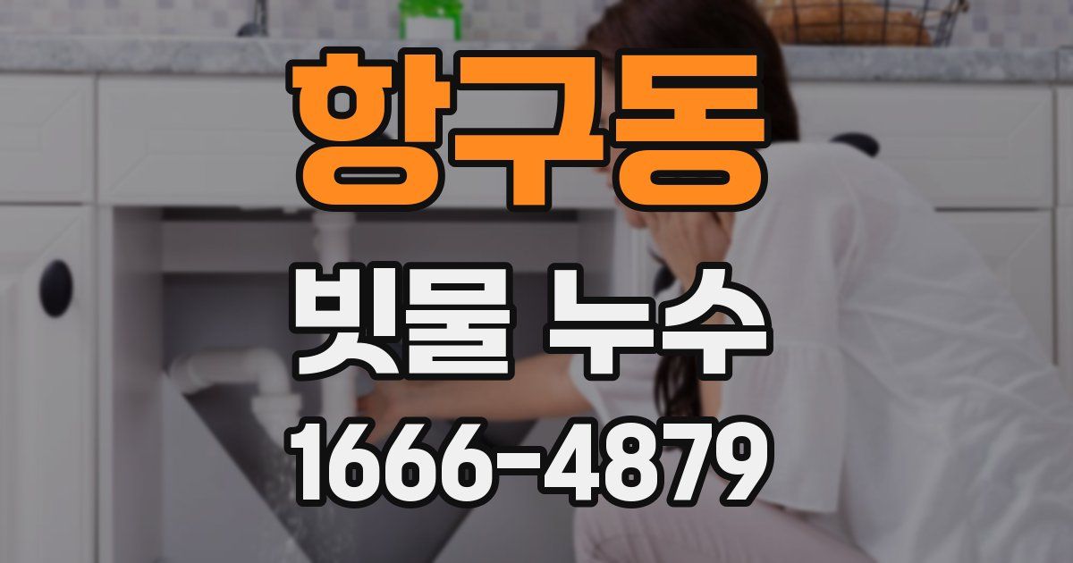 항구동 빗물 누수
